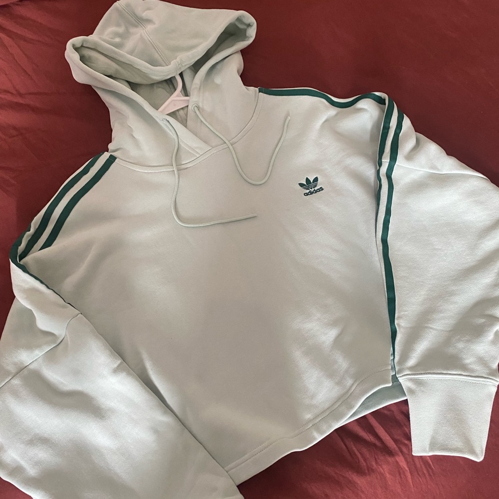 Adidas NEVER WORN cropped hoodie
